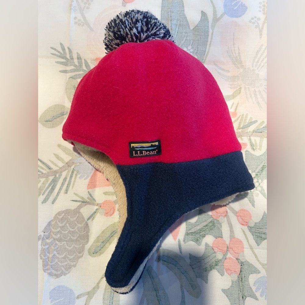 L.L. Bean toddler fleece hat NWT